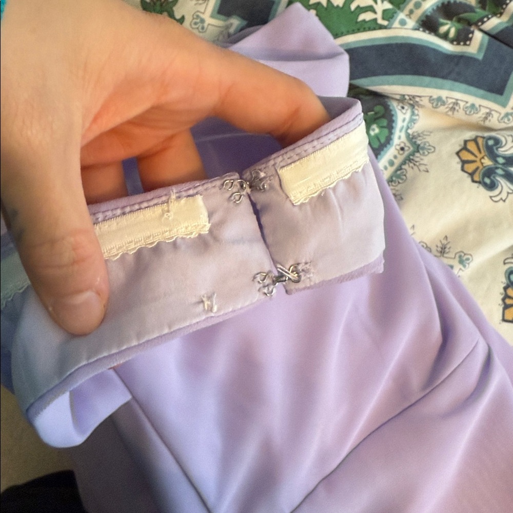 Azazie lilac chiffon dress - Picture 13 of 15